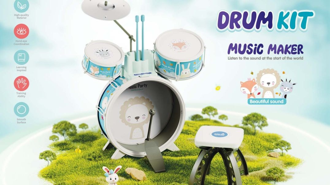 ⁣drum kit